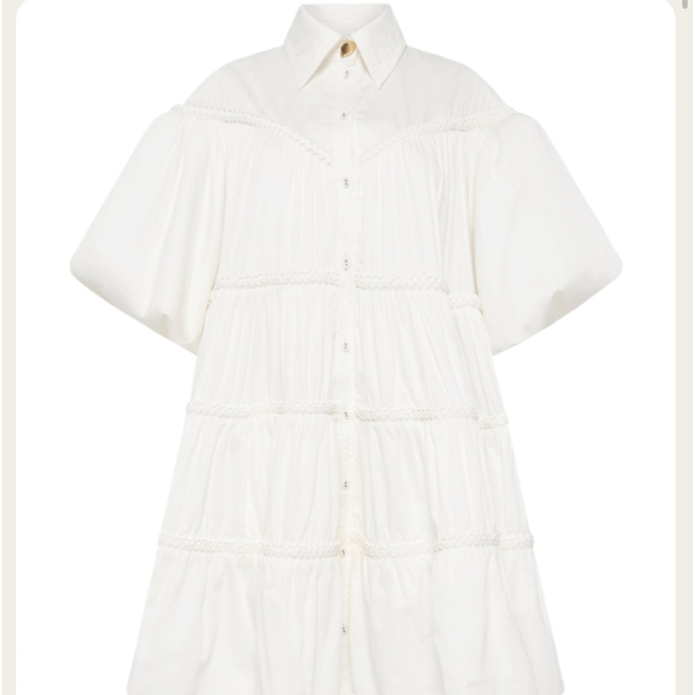 AJE Casablanca puff sleeve dress